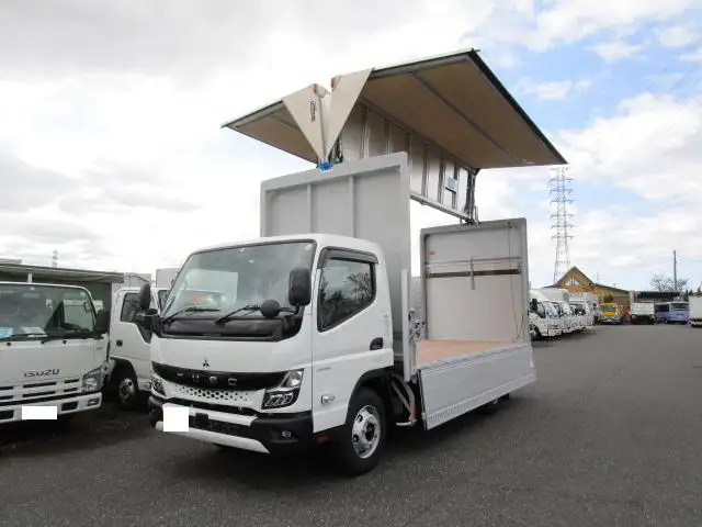 三菱 キャンター 小型 ウイング パワーゲート 2RG-FEB80 の中古トラック【車両No.117050】