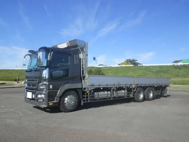 三菱 スーパーグレート 大型 平ボディ アルミブロック エアサス の中古トラック【車両No.117293】