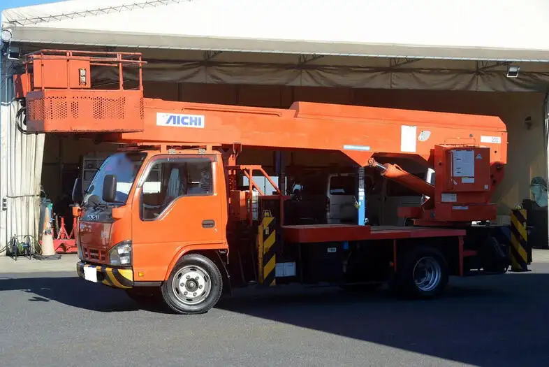 いすゞ エルフ 小型 高所・建柱車 高所作業車 PB-NKR81N の中古トラック【車両No.117805】
