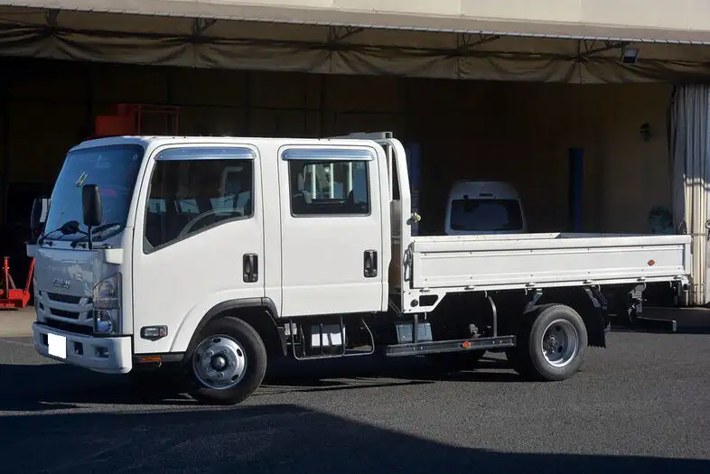 いすゞ エルフ 小型 平ボディ Wキャブ 床鉄板 の中古トラック【車両No.117808】