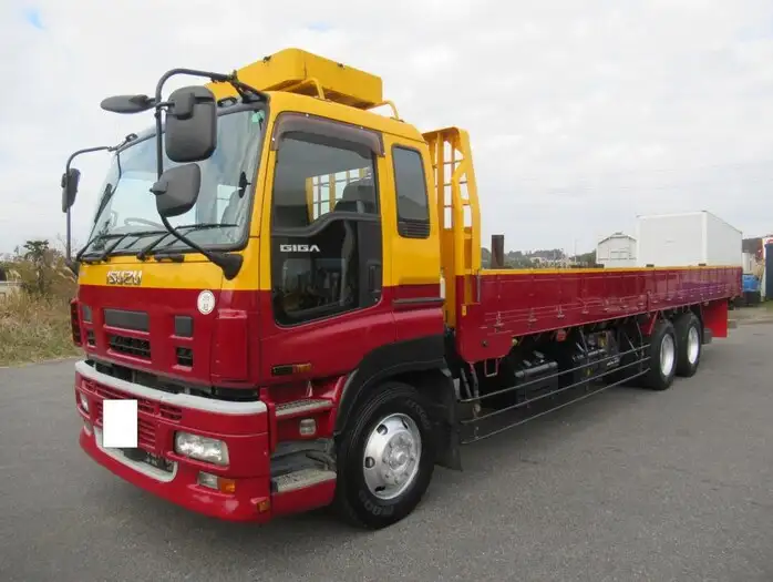 いすゞ ギガ 大型 平ボディ エアサス ベッド の中古トラック【車両No.117869】