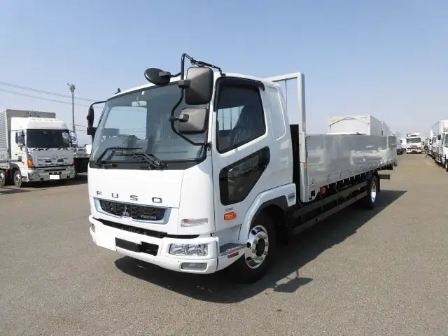 三菱 ファイター 中型/増トン 平ボディ アルミブロック ベッド の中古トラック【車両No.115887】