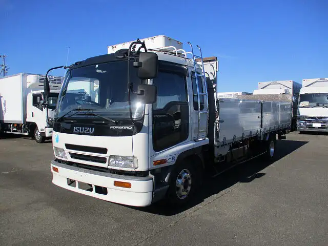 いすゞ フォワード 中型/増トン 平ボディ パワーゲート アルミブロック の中古トラック【車両No.117889】