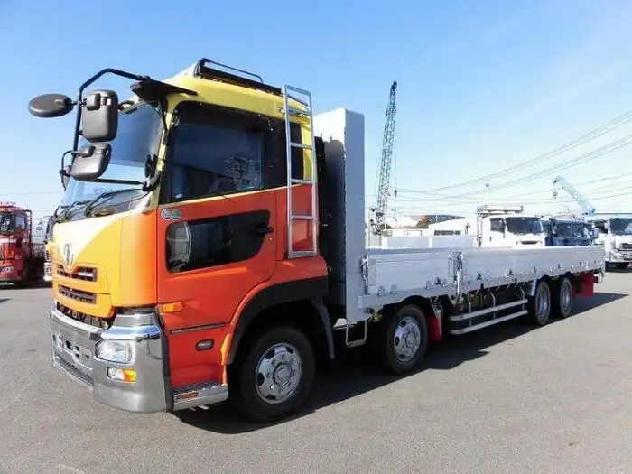 日産UD クオン 大型 平ボディ 床鉄板 アルミブロック の中古トラック【車両No.118021】