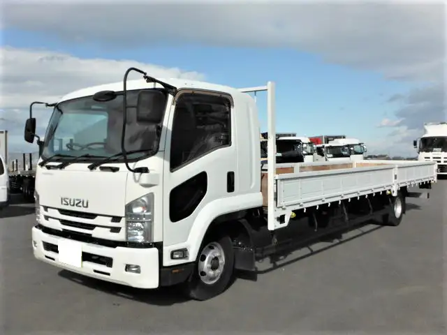 いすゞ フォワード 中型/増トン 平ボディ エアサス ベッド の中古トラック【車両No.117191】