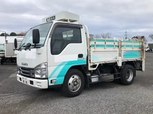 いすゞ エルフ 小型 平ボディ パワーゲート 床鉄板 の中古トラック【車両No.118088】