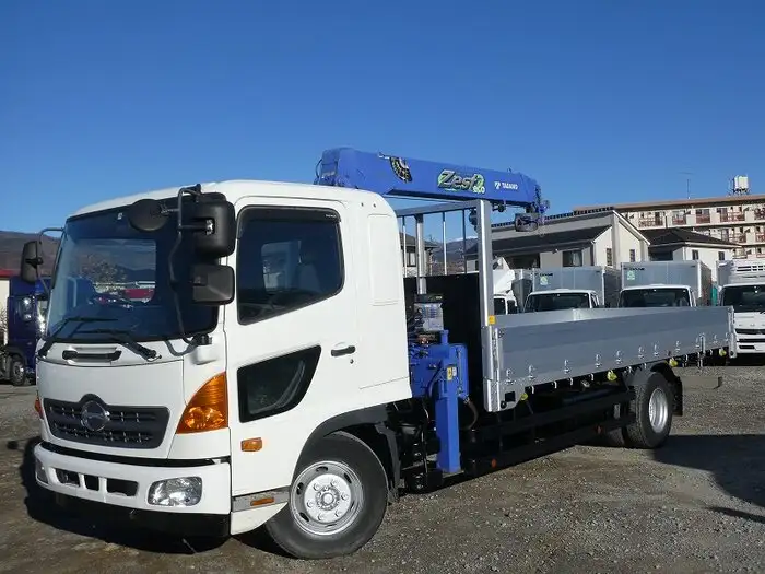 日野 レンジャー 中型/増トン クレーン付 アルミブロック 4段 の中古トラック【車両No.118545】