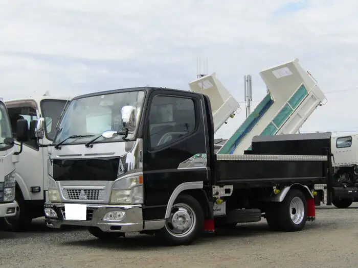三菱 キャンター 小型 平ボディ パワーゲート 床鉄板 の中古トラック【車両No.118594】