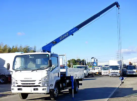 いすゞ エルフ 小型 クレーン付 アルミブロック 3段 の中古トラック【車両No.118675】