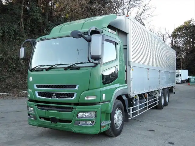 三菱 スーパーグレート 大型 ウイング エアサス ベッド の中古トラック【車両No.119016】