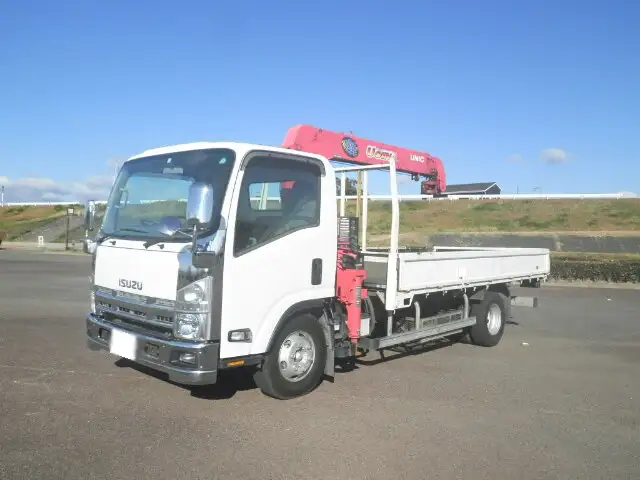 いすゞ エルフ 小型 クレーン付 5段 ラジコン の中古トラック【車両No.119078】