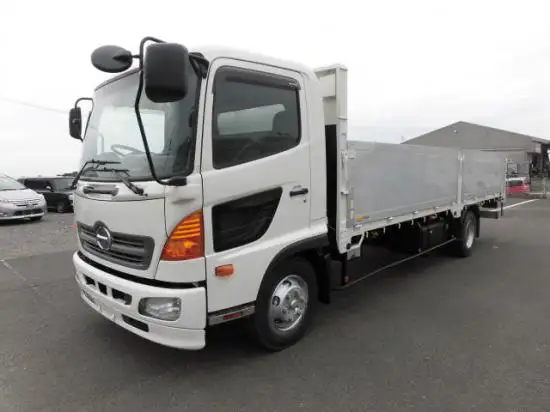 日野 レンジャー 中型/増トン 平ボディ 床鉄板 アルミブロック の中古トラック【車両No.119084】