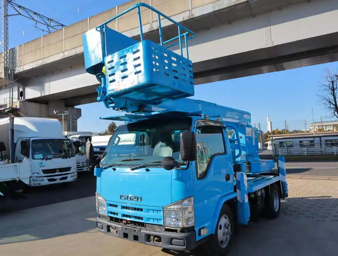 いすゞ エルフ 小型 高所・建柱車 高所作業車 BKG-NKR85N の中古トラック【車両No.119892】