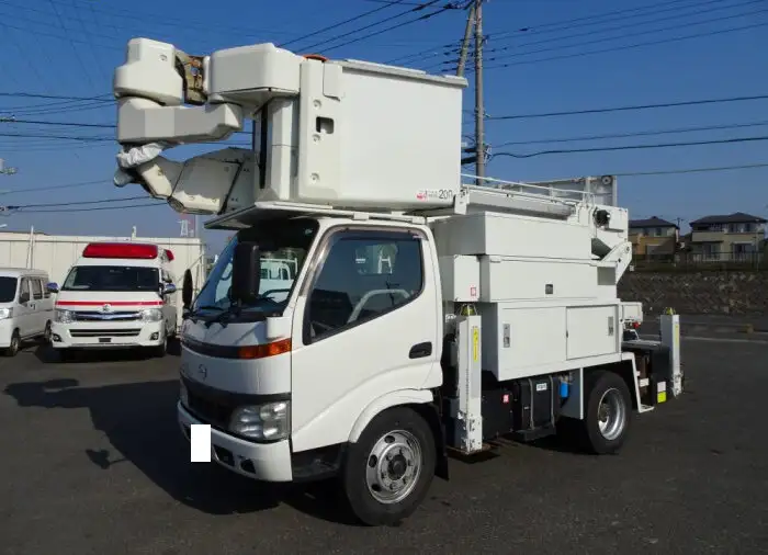 日野 デュトロ 小型 高所・建柱車 高所作業車 電工仕様 の中古トラック【車両No.119910】