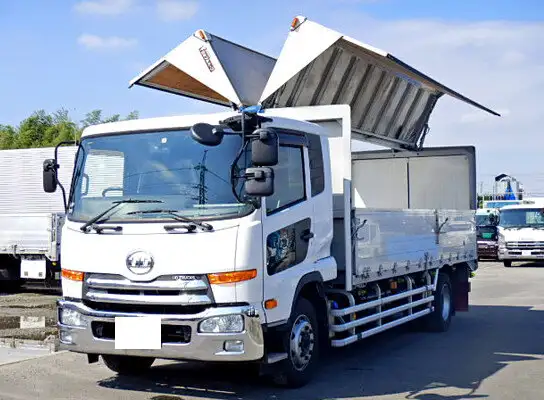 日産UD コンドル 中型/増トン ウイング 床鉄板 ベッド の中古トラック【車両No.119883】