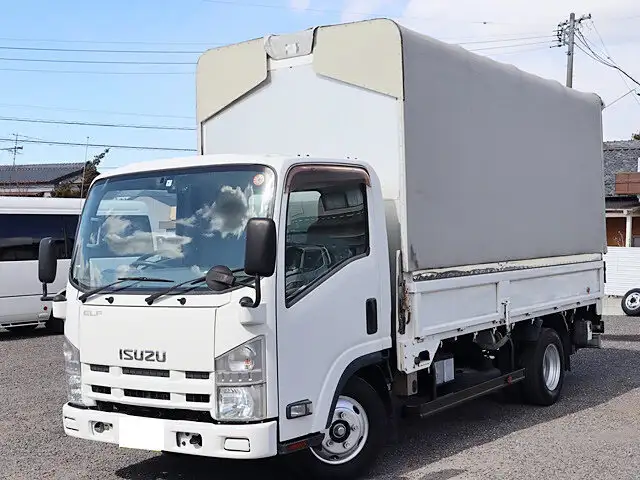いすゞ エルフ 小型 ウイング 幌ウイング パワーゲート の中古トラック【車両No.119974】