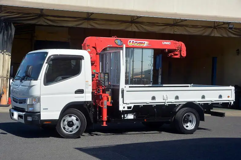 三菱 キャンター 小型 クレーン付 4段 ラジコン の中古トラック【車両No.120234】