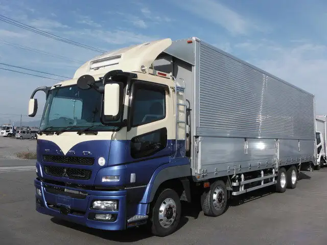三菱 スーパーグレート 大型 ウイング エアサス センターローラー の中古トラック【車両No.120458】