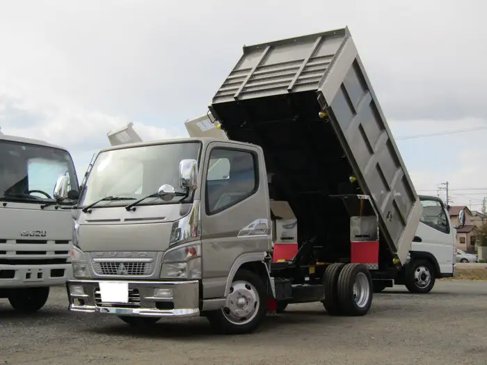 三菱 キャンター 小型 ダンプ 土砂禁 BKG-FE71BSD の中古トラック【車両No.120605】