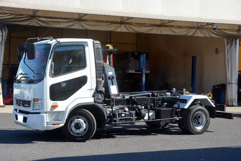 三菱 ファイター 中型/増トン アームロール ツインホイスト 2KG-FK71F の中古トラック【車両No.120767】