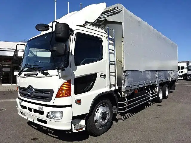 日野 レンジャー 中型/増トン ウイング 幌ウイング ベッド の中古トラック【車両No.109659】