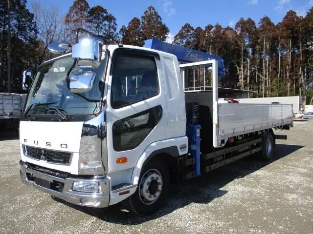 三菱 ファイター 中型/増トン クレーン付 アルミブロック 4段 の中古トラック【車両No.120844】