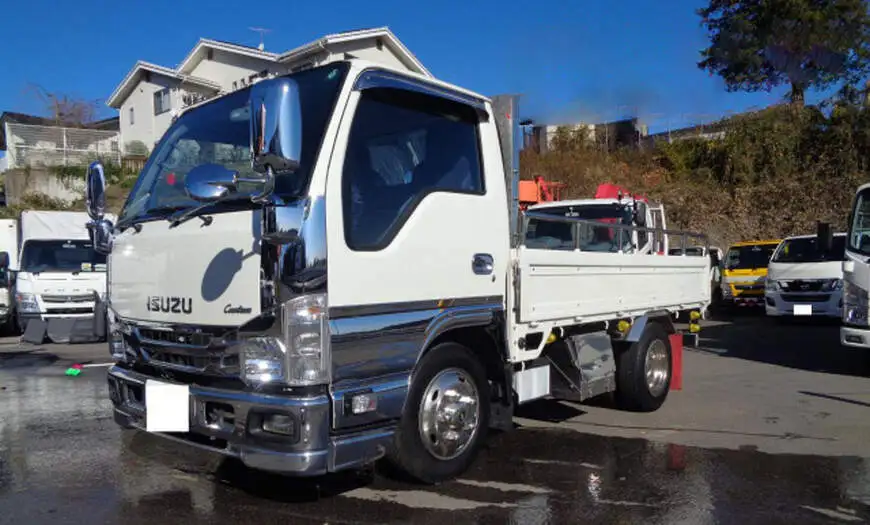 いすゞ エルフ 小型 平ボディ カスタム TRG-NKR85A の中古トラック【車両No.121092】