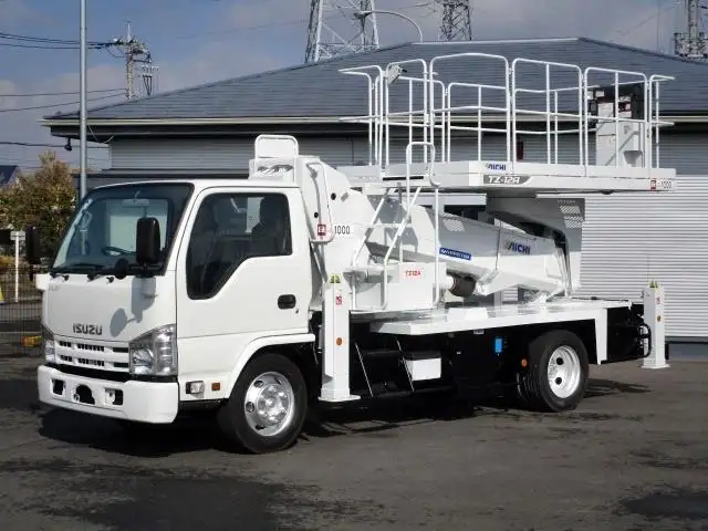 いすゞ エルフ 小型 高所・建柱車 高所作業車 SKG-NKR85YN の中古トラック【車両No.121200】