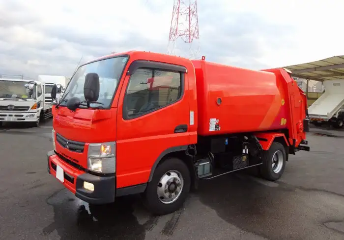 三菱 キャンター 小型 パッカー車 回転ダンプ式 TKG-FEB90 の中古トラック【車両No.121135】
