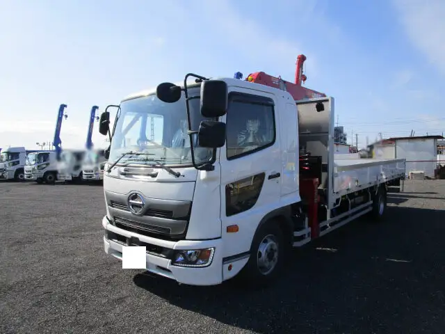日野 レンジャー 中型/増トン クレーン付 アルミブロック 4段 の中古トラック【車両No.121291】