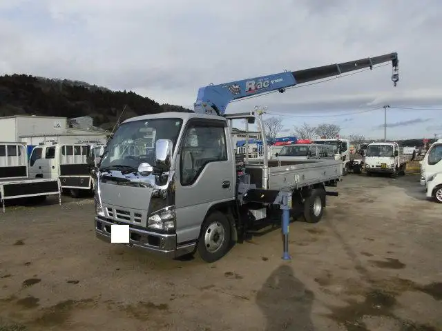 いすゞ エルフ 小型 クレーン付 4段 フックイン の中古トラック【車両No.121292】