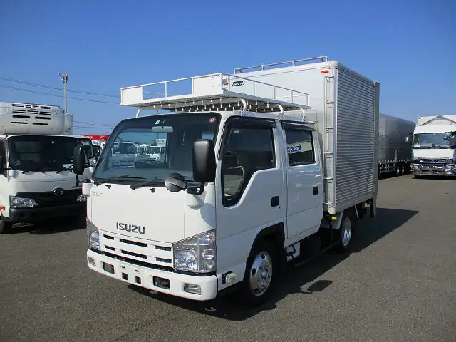 いすゞ エルフ 小型 アルミバン Wキャブ パワーゲート の中古トラック【車両No.121411】