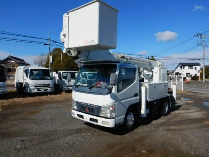 三菱 キャンター 小型 高所・建柱車 高所作業車 電工仕様 の中古トラック【車両No.121601】