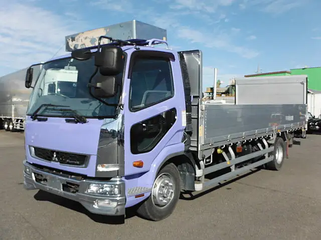 三菱 ファイター 中型/増トン 平ボディ パワーゲート アルミブロック の中古トラック【車両No.121522】