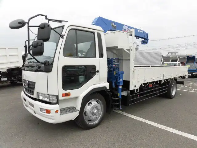 日産UD コンドル 中型/増トン クレーン付 床鉄板 4段 の中古トラック【車両No.121606】