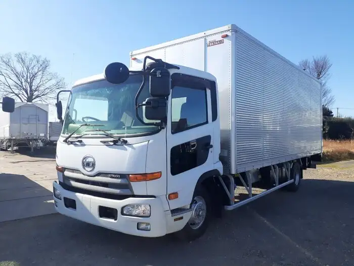 日産UD コンドル 中型/増トン アルミバン パワーゲート SKG-MK38L の中古トラック【車両No.121634】