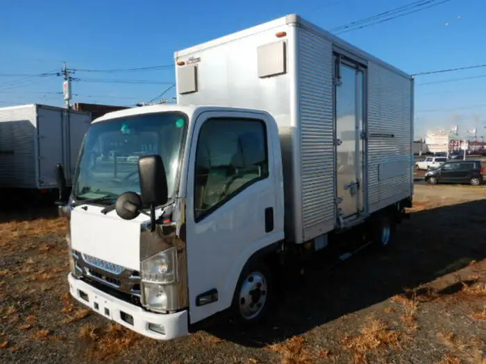 いすゞ エルフ 小型 アルミバン パワーゲート 床鉄板 の中古トラック【車両No.121654】