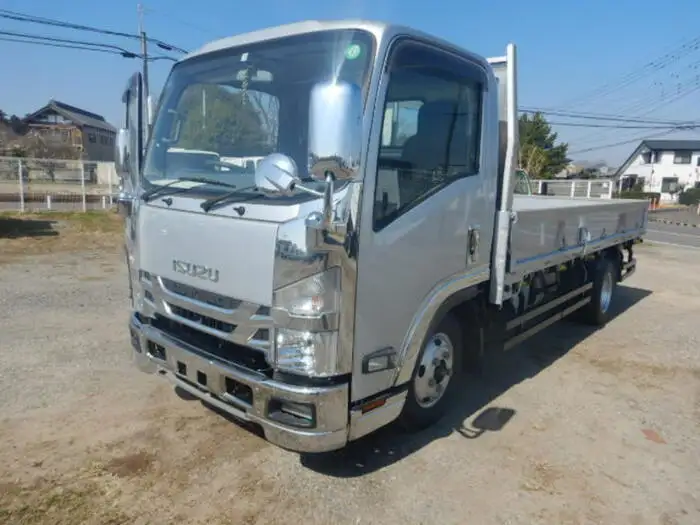 いすゞ エルフ 小型 平ボディ 床鉄板 TPG-NMR85AR の中古トラック【車両No.121996】