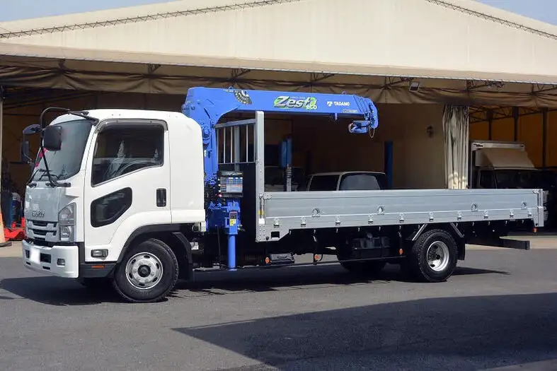 いすゞ フォワード 中型/増トン クレーン付 アルミブロック 4段 の中古トラック【車両No.122253】