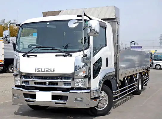 いすゞ フォワード 中型/増トン 平ボディ アルミブロック ベッド の中古トラック【車両No.122218】