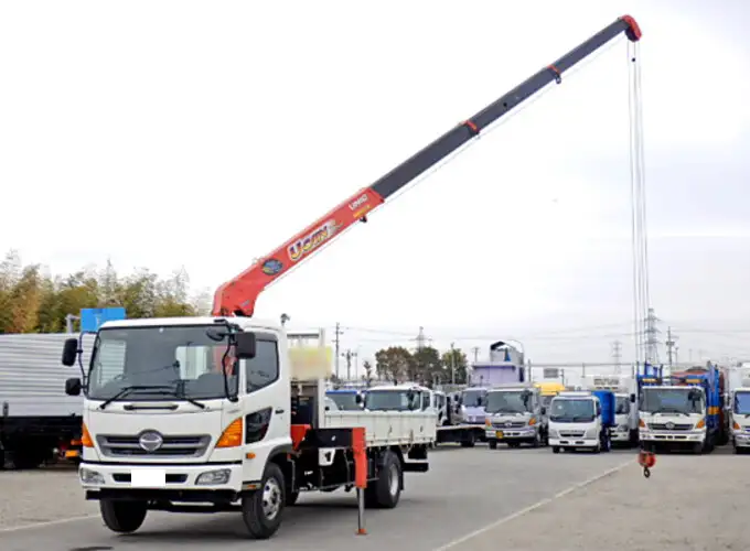 日野 レンジャー 中型/増トン クレーン付 4段 ラジコン の中古トラック【車両No.122193】