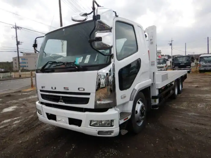 三菱 ファイター 中型/増トン 車両重機運搬 ウインチ ベッド の中古トラック【車両No.122205】