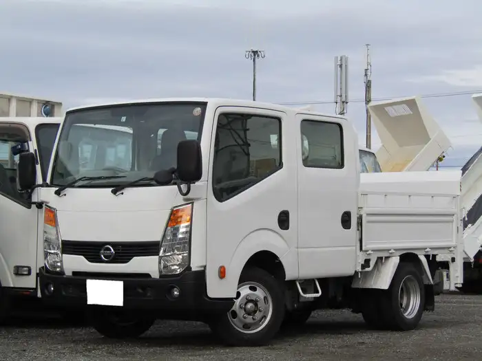 日産 アトラス 小型 平ボディ Wキャブ パワーゲート の中古トラック【車両No.122325】