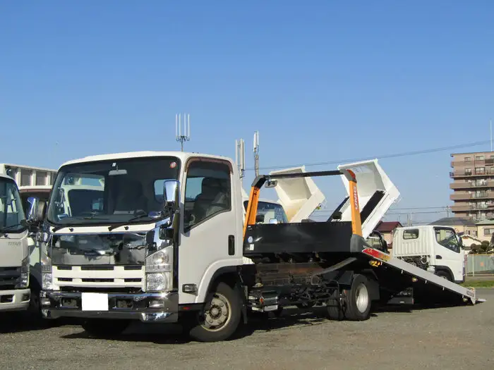 いすゞ エルフ 小型 車両重機運搬 ラジコン ウインチ の中古トラック【車両No.122326】
