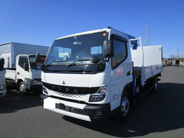 三菱 キャンター 小型 クレーン付 パワーゲート 4段 の中古トラック【車両No.122360】