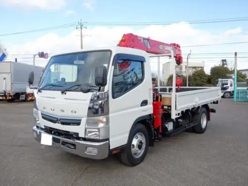 三菱 キャンター 小型 クレーン付 6段 ラジコン の中古トラック【車両No.122387】