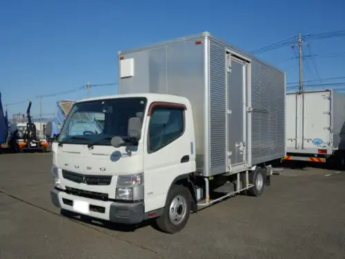 三菱 キャンター 小型 アルミバン パワーゲート サイドドア の中古トラック【車両No.122392】