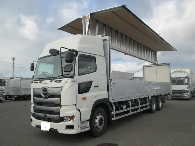 日野 プロフィア 大型 ウイング パワーゲート ハイルーフ の中古トラック【車両No.122542】