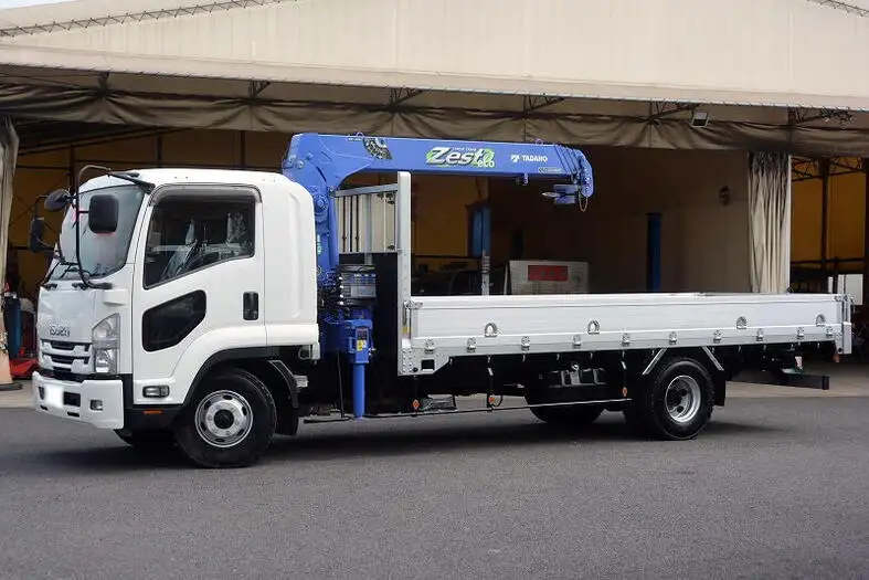 いすゞ フォワード 中型/増トン クレーン付 アルミブロック 4段 の中古トラック【車両No.122580】