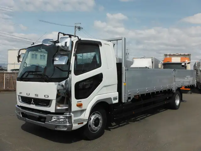 三菱 ファイター 中型/増トン 平ボディ アルミブロック ベッド の中古トラック【車両No.122623】